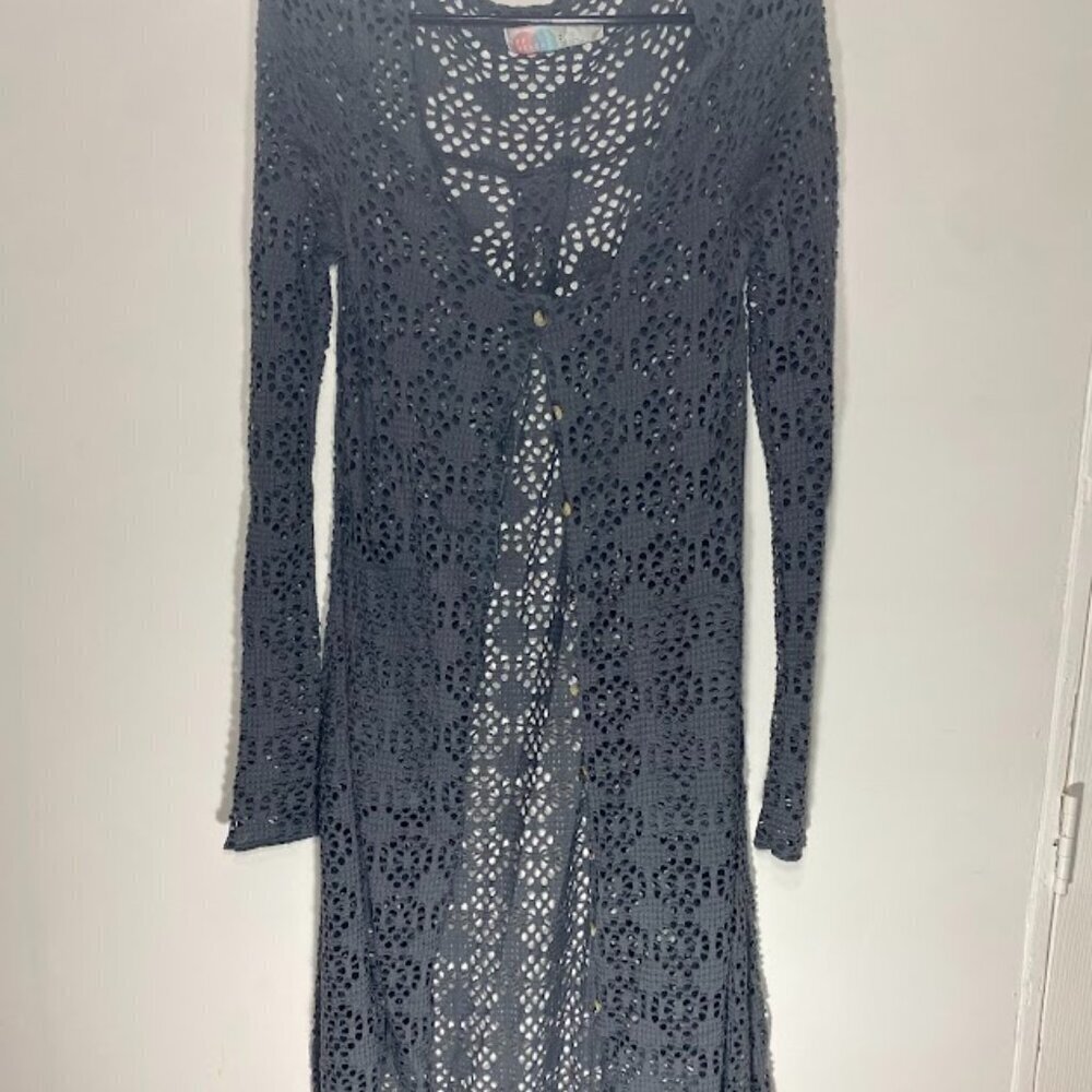 Free People Beach Crochet Cover Up
